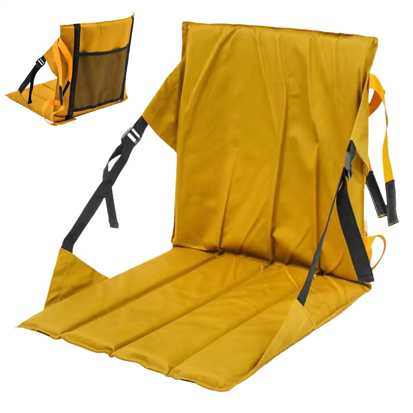 Cojín de asiento de viaje plegable alfombrilla para acampada senderismo viaje parque 43x37cm