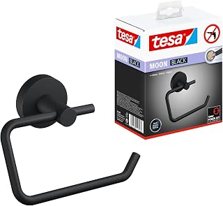 tesa Moon Black Toilettenpapierhalter ohne Deckel - 140 mm x 99 mm x 53 mm