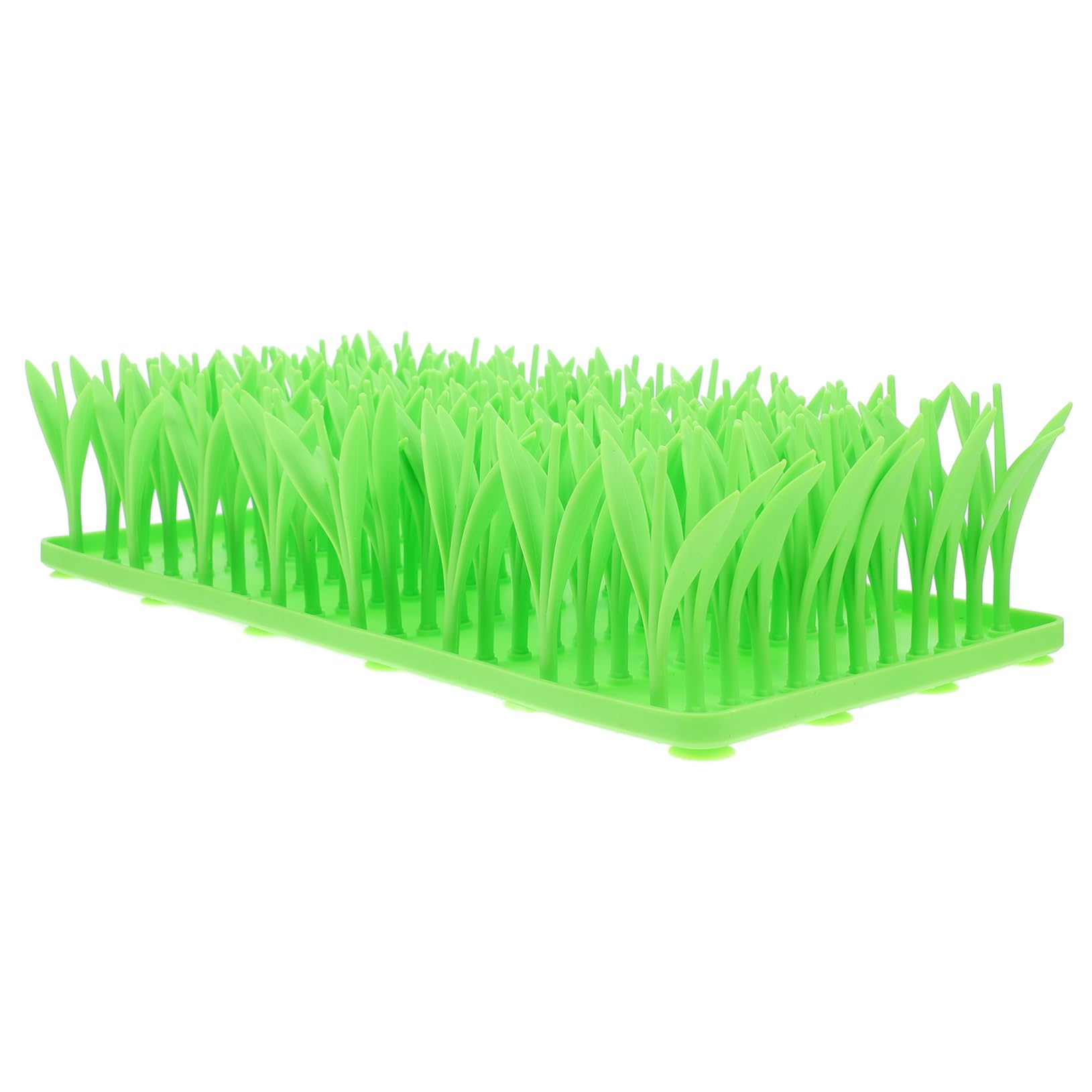 Tapis D’Alimentation Lent en Silicone pour Animaux, Design Herbe, Antidérapant, Interactif, pour Chiens et Chats, 100% Français