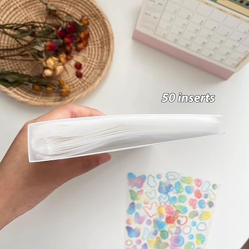 Miniatura 9 de 1 libro de almacenamiento de calcomanías, álbum de recolección de calcomanías, carpeta organizadora de calcomanías (colorido)