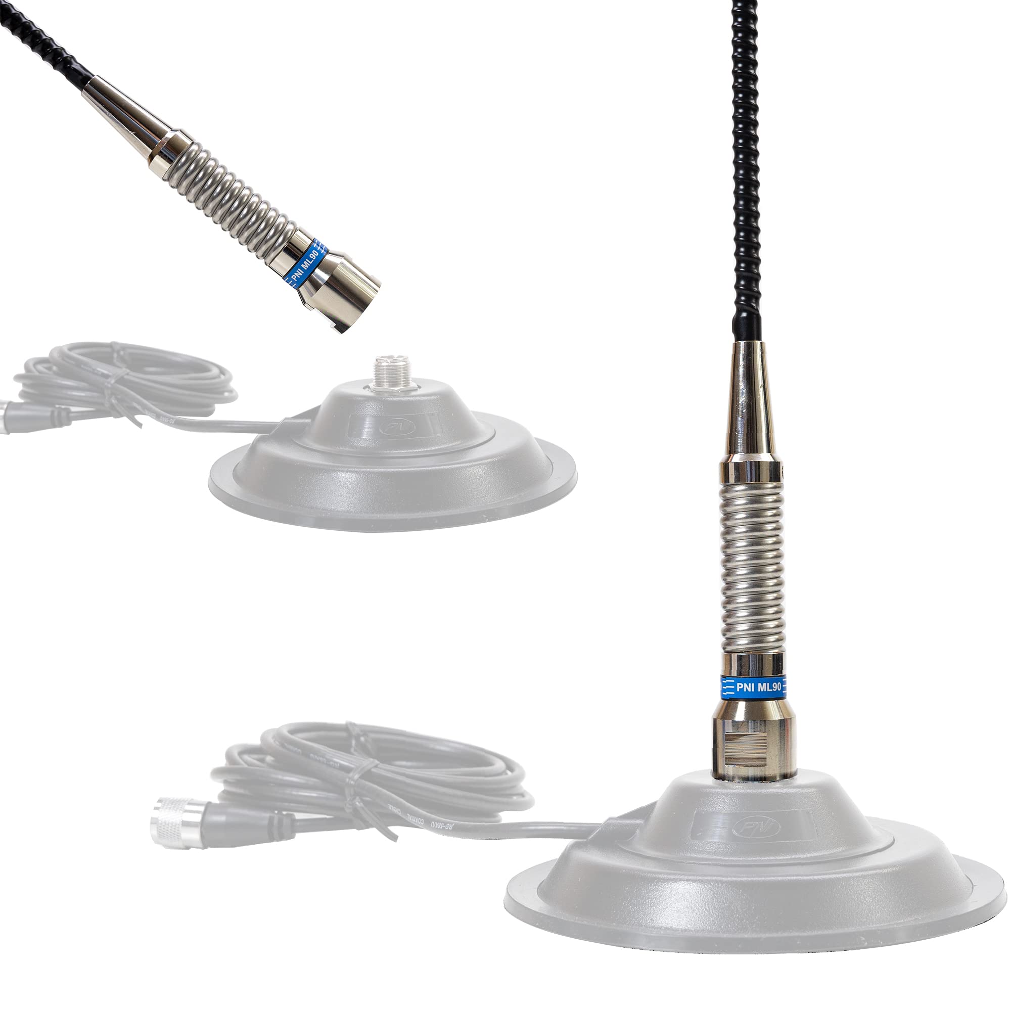 CB PNI ML90 Antenne, 26-30MHz, 71cm, 150W, ohne Kabel