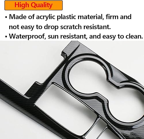 Miniatura 4 de Xhfarce Panel de control de manija de cambios, 1 unidad, decoración interior de automóvil, accesorios para Toyota Camry 2018, 2019, 2020, 2021,