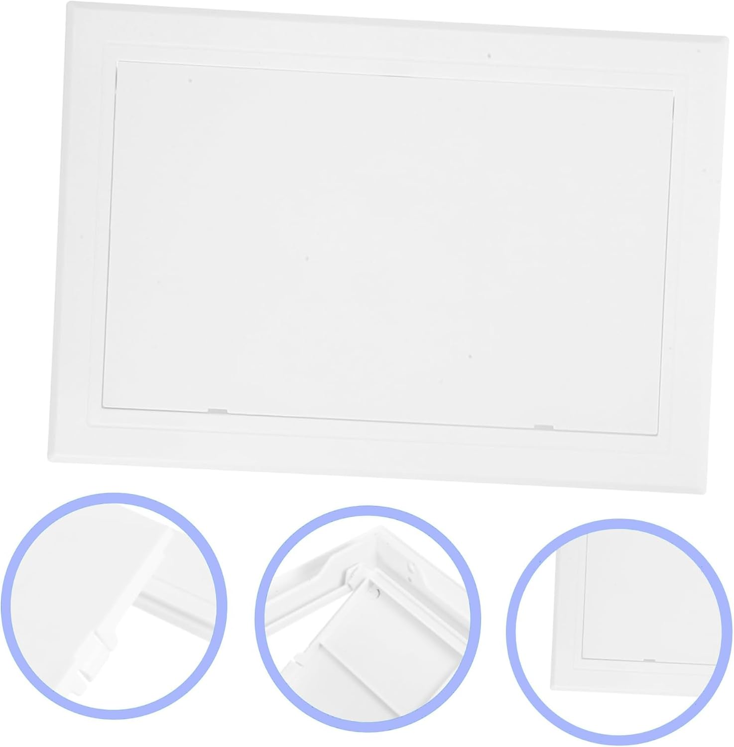 HVAC Access Panel Removable Hinged Access Panel, ABS Plumbing Access Doors Easy Wall Hole Cover for Drywall Plumbing Electrical Cables Wiring(10x15cm/4x6in)