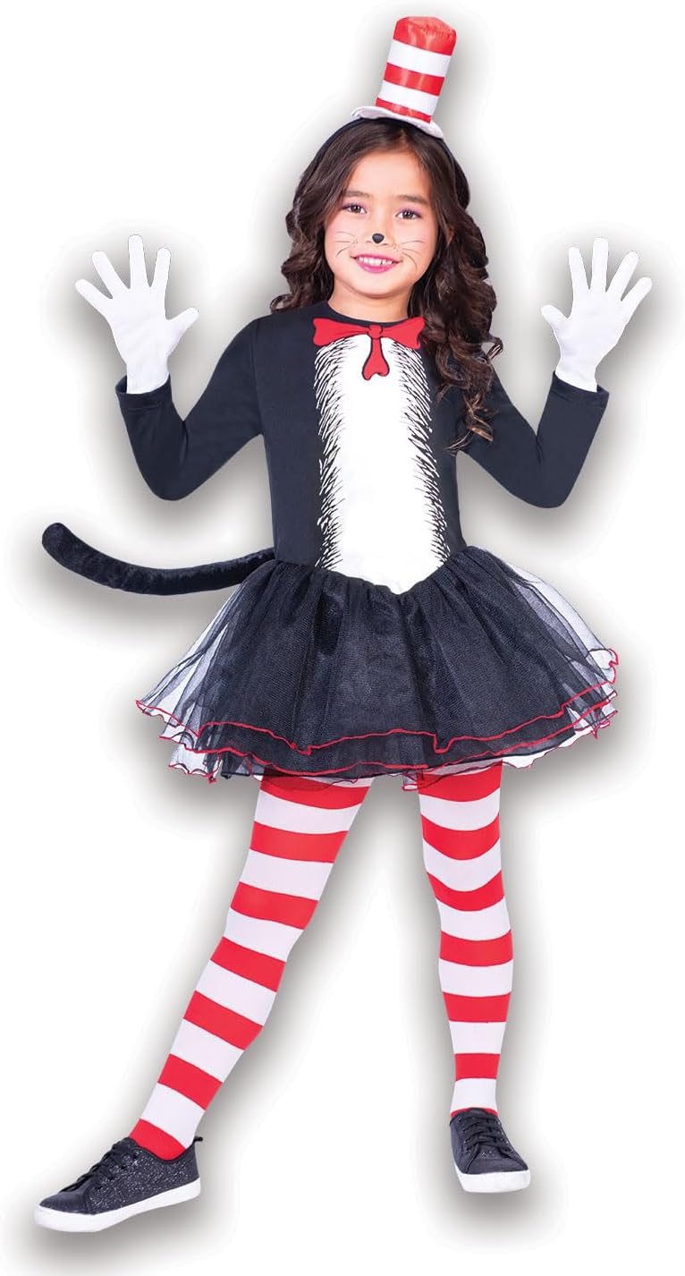 Amscan - Officially Licensed Dr Suess Cat in the Hat Dress Age: 3-14 Years