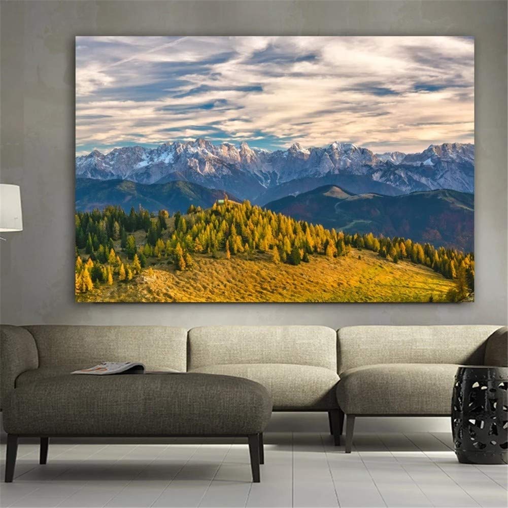 Peinture diamant 5D complet DIY broderie diamant 80x160cm paysage