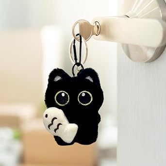 Cat Keychain Plush Cute Bag Purse Charms Novelty Party Favors