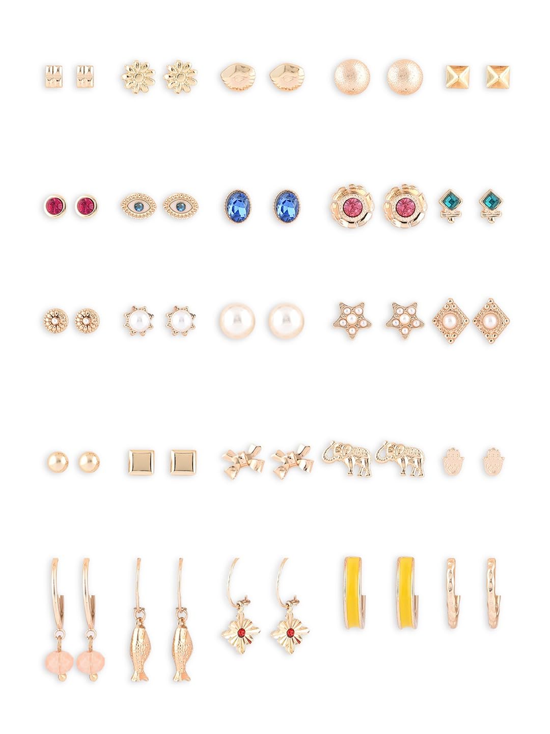 See full amazon price history chart for Zaveri Pearls Combo Of 25 Multicolor Contemporary Studs & Hoop Earrings For Women-ZPFK18598 Zaveri Pearls Combo Of 25 Multicolor Contemporary Studs & Hoop Earrings For Women-ZPFK18598 (B0DBQXCQLY) Amazon Price History, Amazon Price Tracker