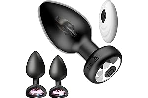 Explore the Pinnacle of Pleasure with our Remote-Controlled Vibrating Butt Plug Trio