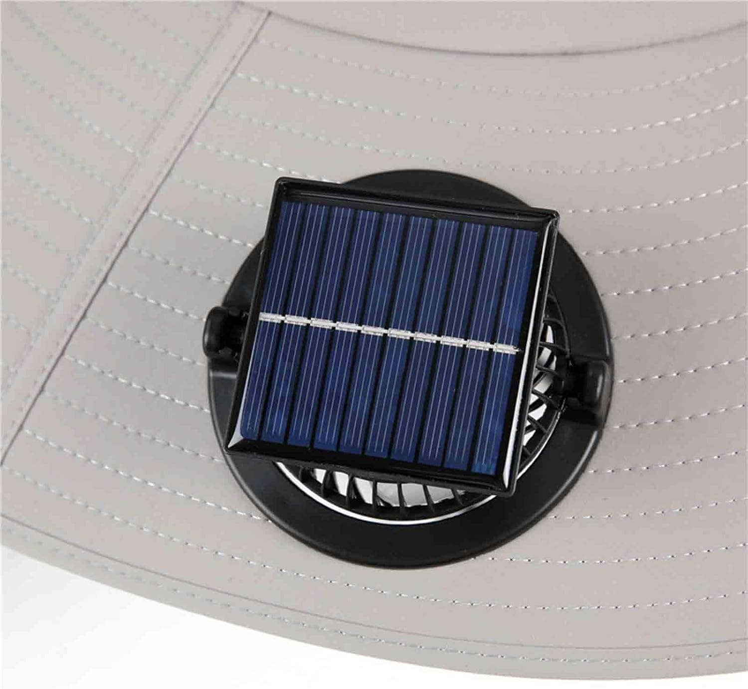 Solar Fan Hats Outdoor for Men Women, Wide Brim Sun Hat UPF 50+ Bucket Fishing Beach Hat for Outdoor Hiking Travel Vacation