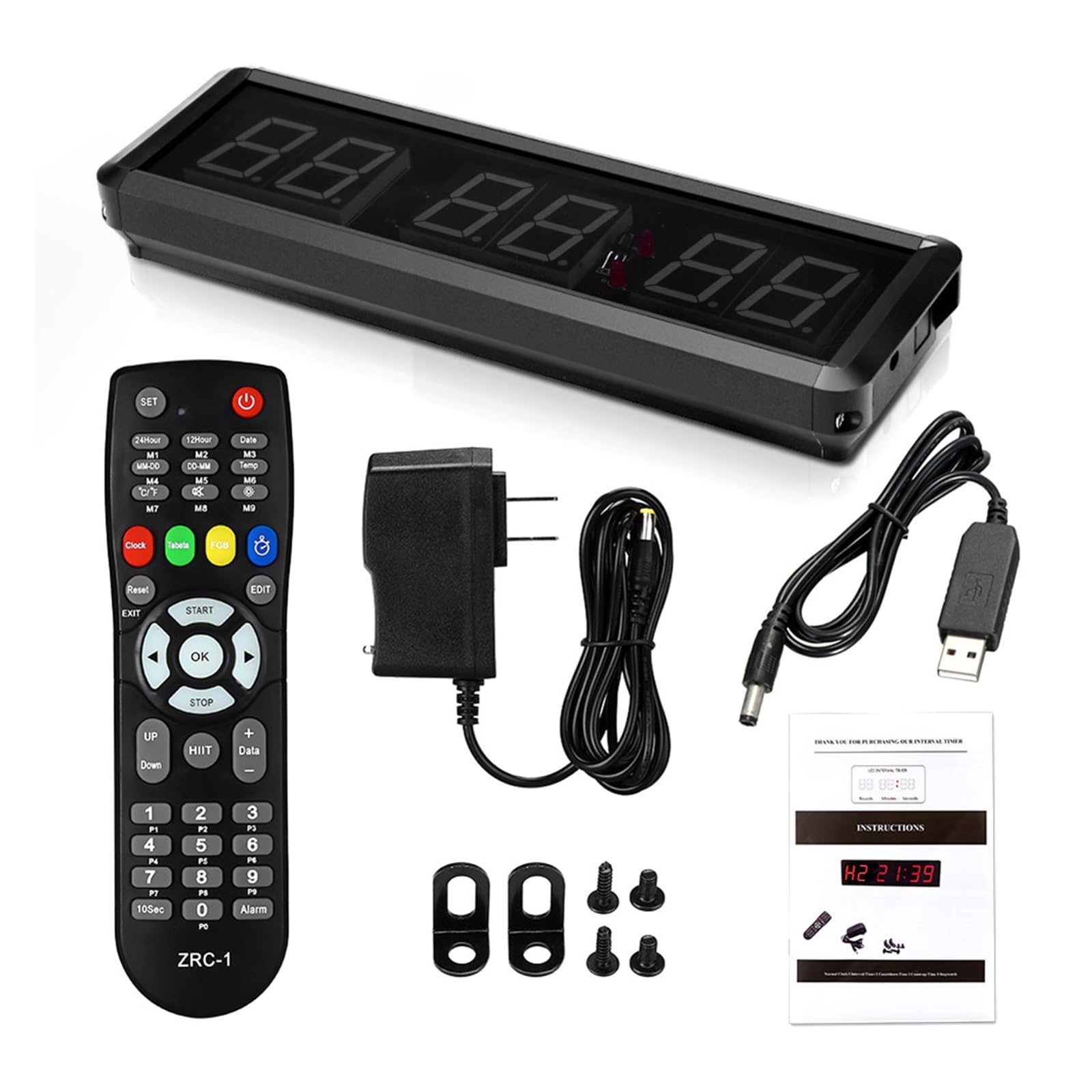 Timer palestra, Telecomando progmabile timer LED intervallo garage orologio allenamento sportivo palestra