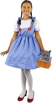 Ilovefancydress Kinder Kostume Oz Verkleidung 3 Verschiedene Kostume Fasching Karneval Buchwoche Lowe Onsie Oder Vogelscheuche Oder Dorothy Mit Korb Dorothy Small Amazon De Spielzeug