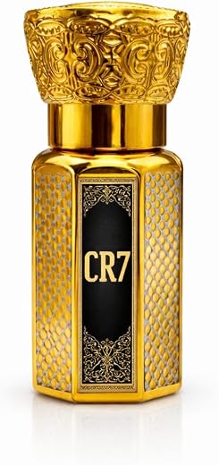 CR7 Gold Eau de Parfum for Men – Luxury Long-Lasting Fragrance, Rich Woody &amp; Spicy Scent Profile, Premium Masculine Cologn...