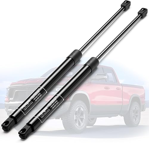 2 soportes de levantamiento a gasolina para capota amortiguador con resorte de puntal para Dodge Ram 150025003500 2 soportes de levantamiento a gasolina para capota amortiguador con resorte de puntal para Dodge Ram 150025003500