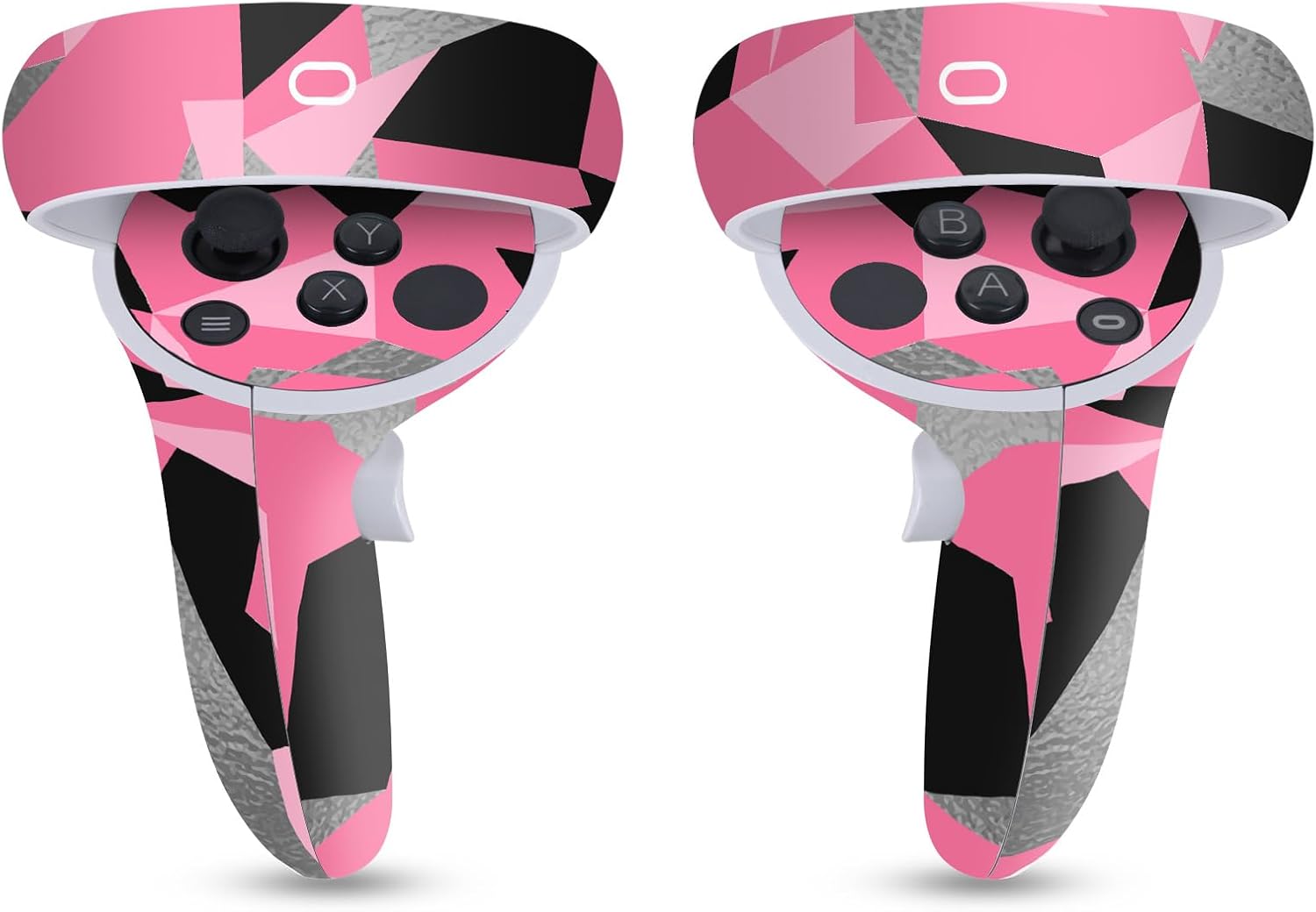Head Case Designs Pink Camo Camouflage Vinyl Sticker Skin Decal Cover Compatible with Meta Quest 2
