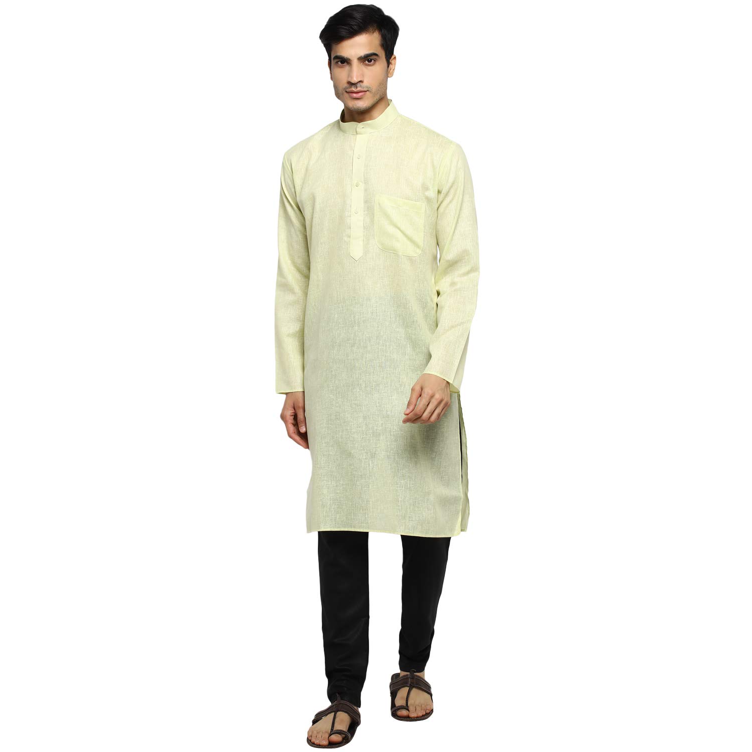 royal kurta Men's Cotton Straight Kurta Pyjama Set-picture-53