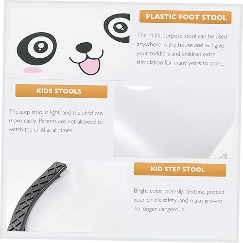 Miniatura 2 de Taburete de plástico de dibujos animados de 3 piezas Taburete de seguridad para niños pequeños Taburete de baño de entrenamiento para ir al baño
