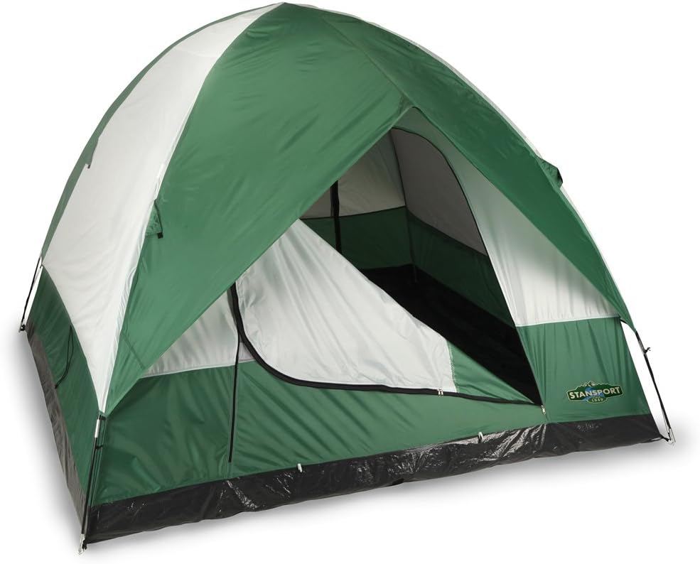 Stansport Black Granite Series Rainer 2 Pole Dome Tent (9-Feet X 9-Feet X 72-Inch)