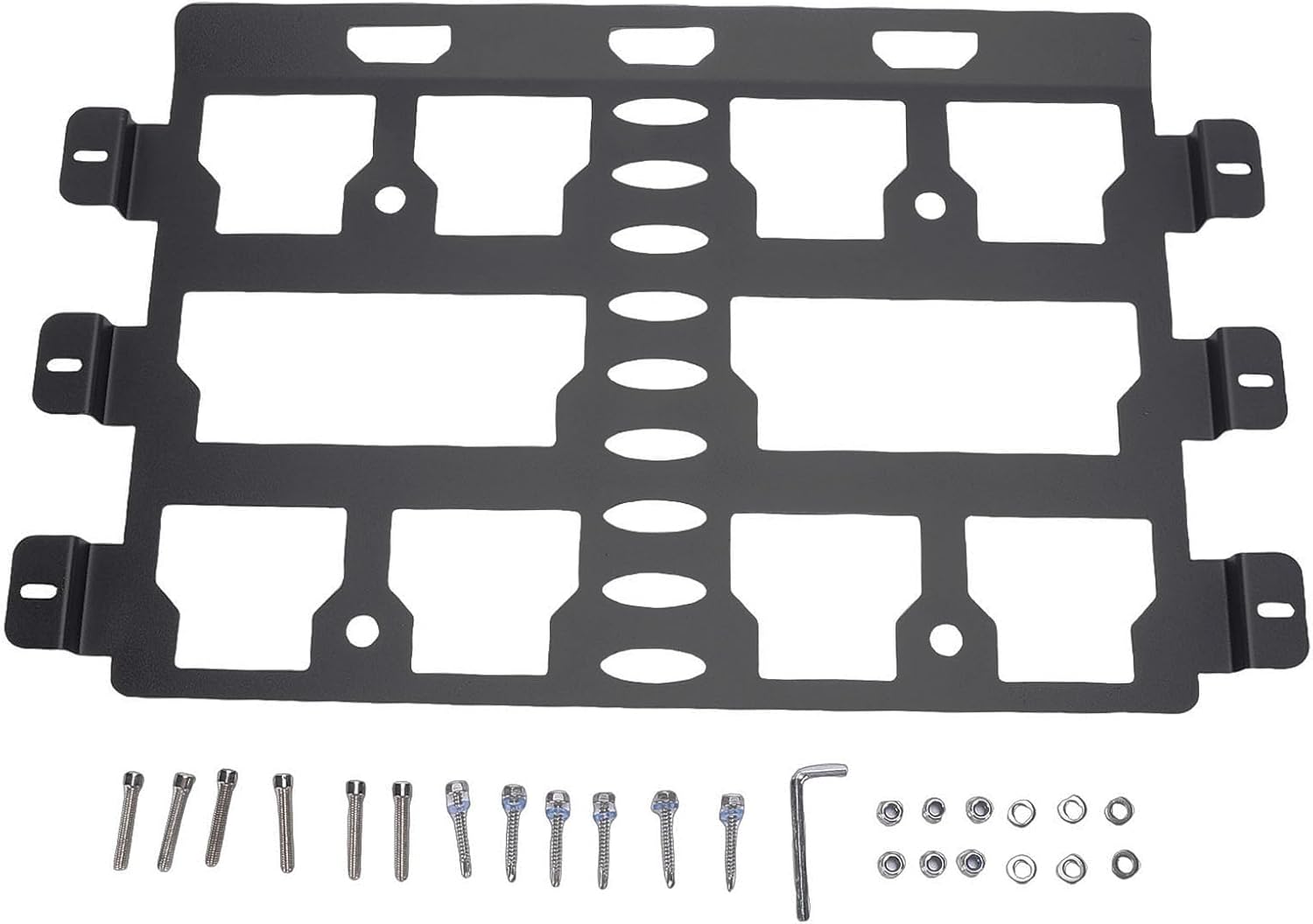 Fydun Full Size Mounting Plate, Mounting Base, Toolbox Wall Mount Base 100lbs Capacity Carbon Steel Tool Box Storage