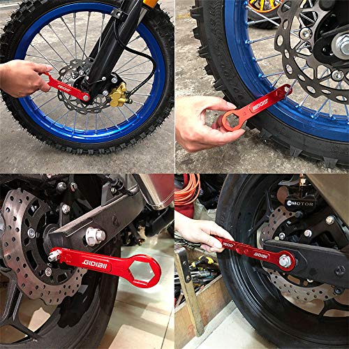 GIDIBII Motorradradschlüsselschlüssel kompatibel mit Honda Africa Twin CRF1000L 2016-2020，Schraubenschlüssel-Werkzeug kompatibel mit Honda Africa Twin CRF1000L 2016-2020 (Schwarz)