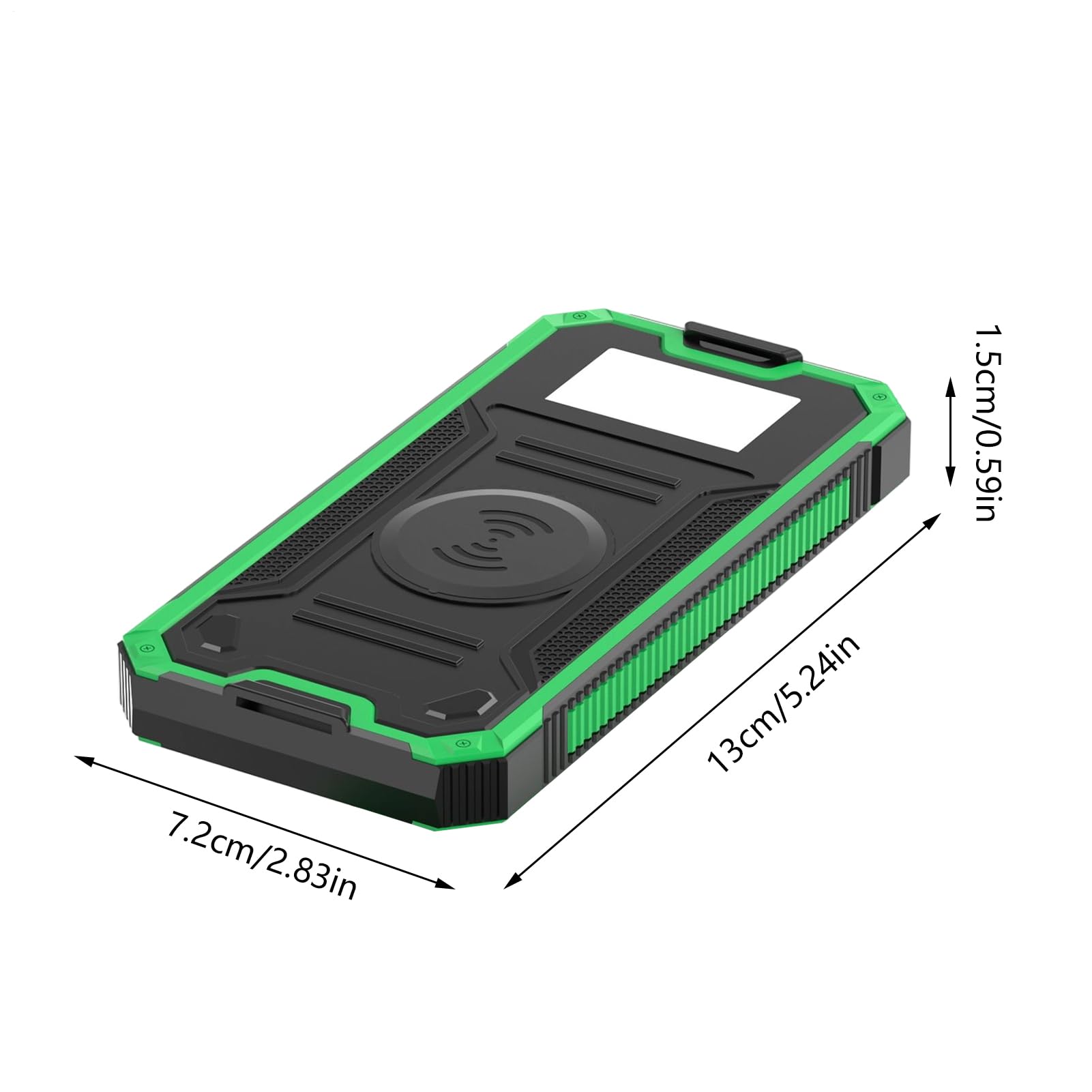 Caricatore a Energia Solare Power Bank Porte USB con Torcia | Caricatore Di Batteria Solare Per Cellulare Per Fotocamera Tablet Smartphone Campeggio Viaggio Pesca Festival