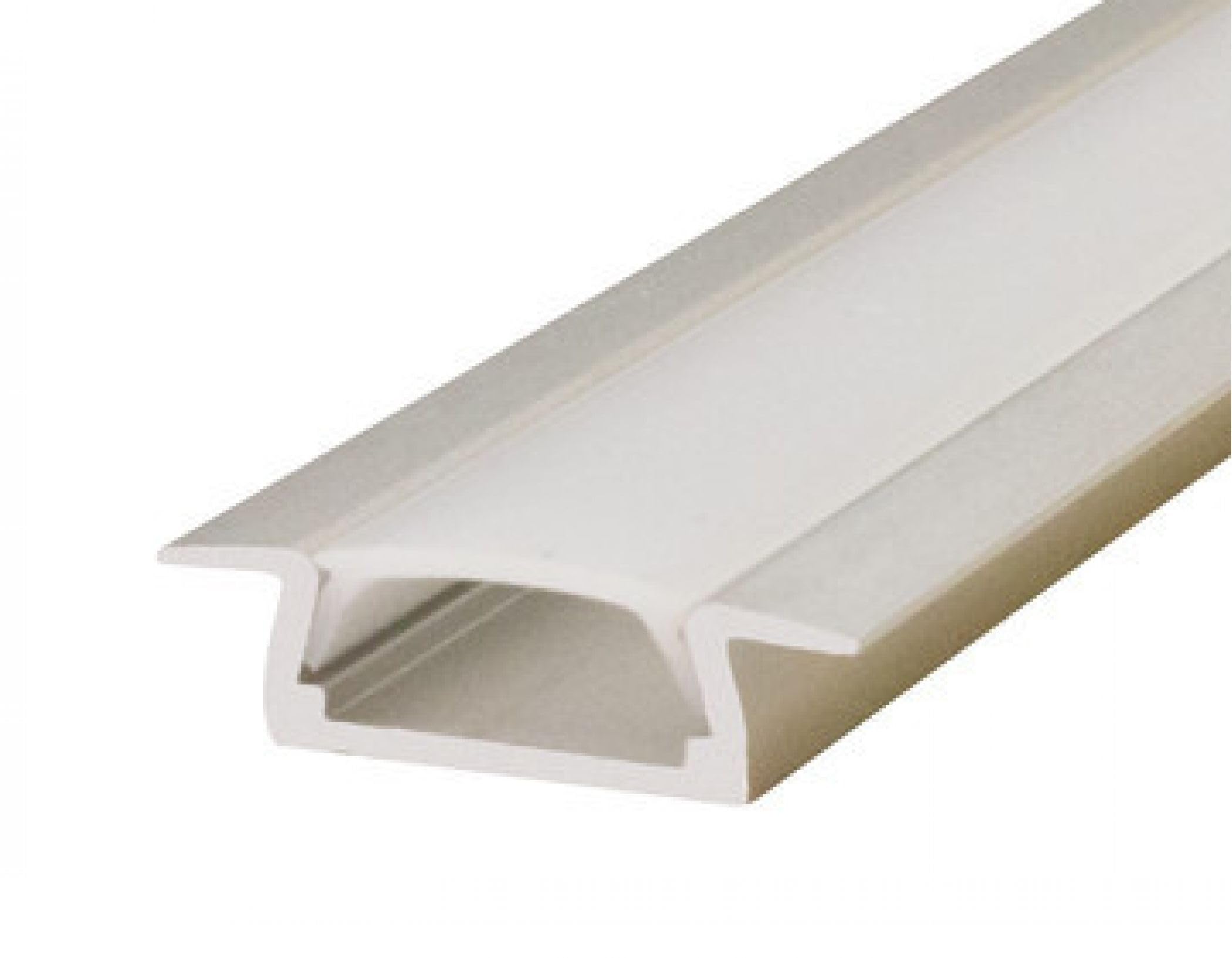 Integral Led Integral Ilpfr200 Profile For Led Tape, 22Mm X 6Mm 2M, Frosted Diffuser, Recessed