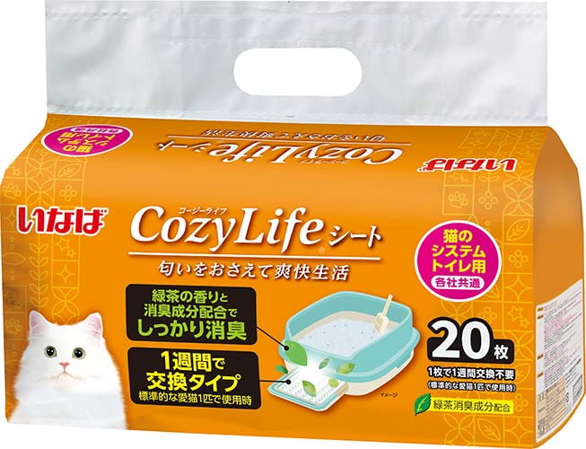 Amazon.co.jp: いなば Cozy Life (コージーライフ) 猫用 トイレシート