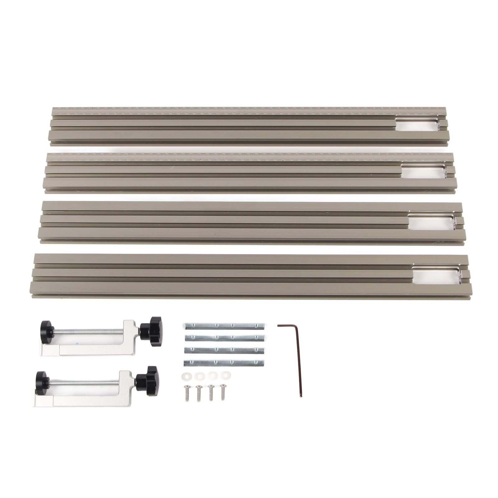 Professional Trimming Machine Guide Rail 500mm, Adjustable Auxiliary Bracket for Precision Woodworking CNC Router Table Saw Accessories - Image 3