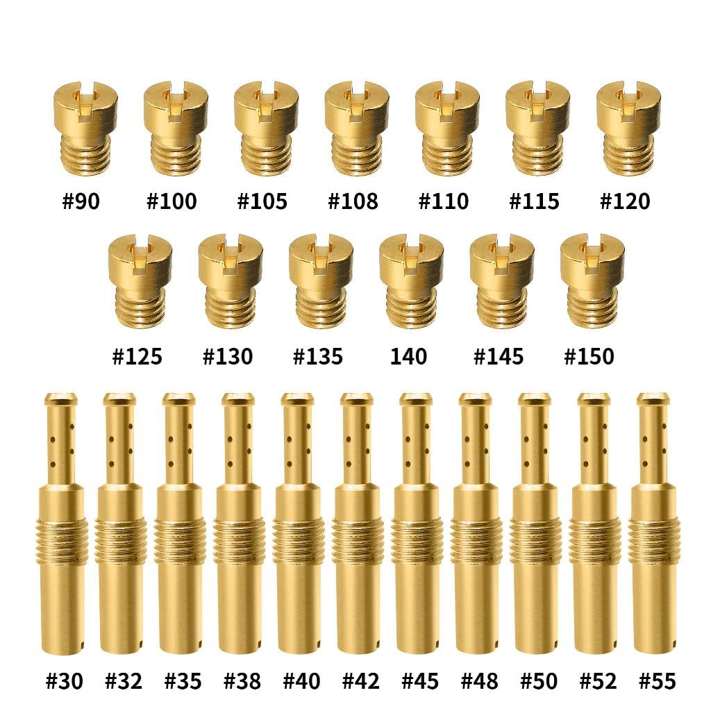 Strongthium Kit di 24 getti carburatore per Nibbi FCR-MX PE PJ PZ PWK CVK GY6 99101-393 N424-21