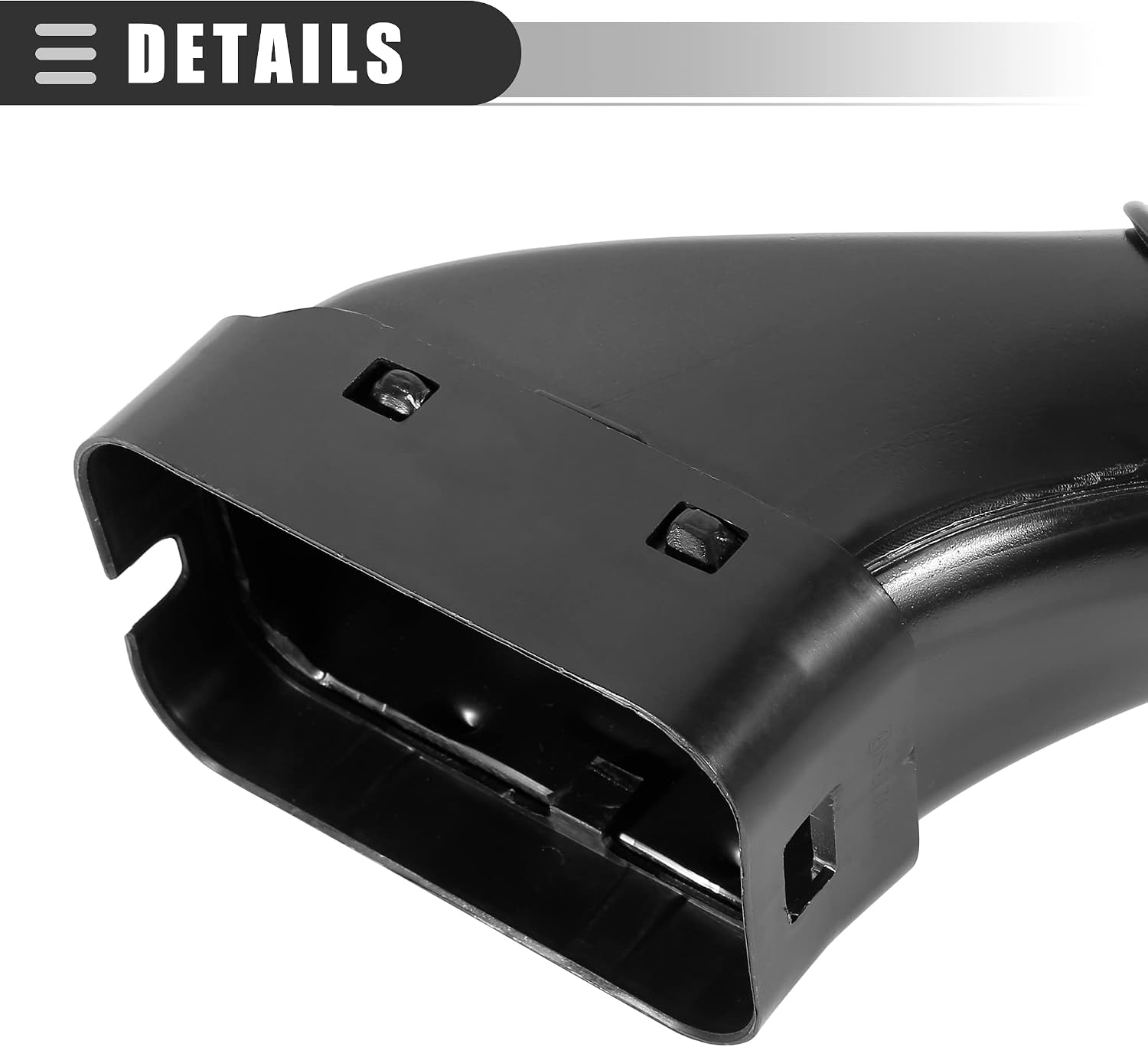 Motoforti Car Engine Air Intake Hose,Air Filter Hose,for BMW 535i 2011-2016,Plastic,Black