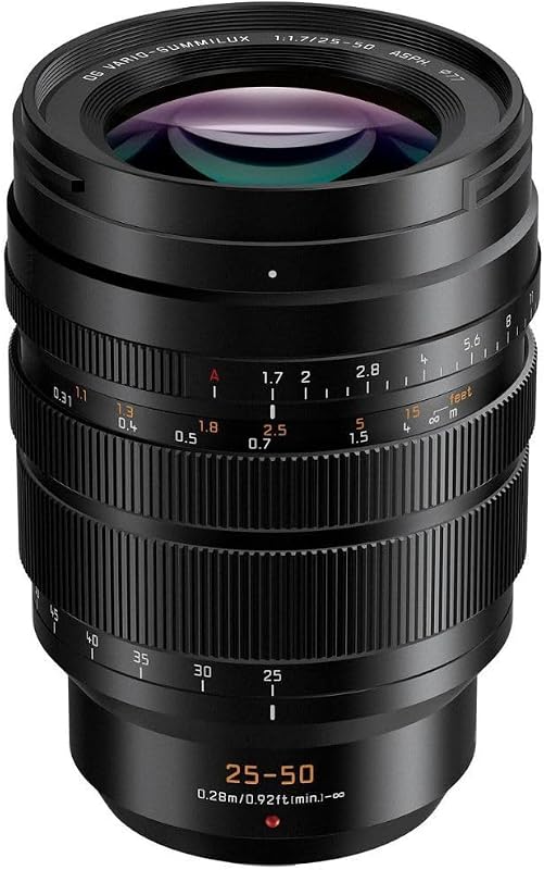 Panasonic Lumix G Leica DG Vario-Summilux 10-25mm, F1.7 ASPH. Lens, Stepless Aperture, Video Performance, Mirrorless Micro Four Thirds Mount, H-X1025