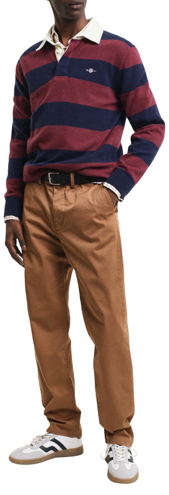 GANT Chinosy Regular Twill - Odzież — spodnie Mężczyźni
