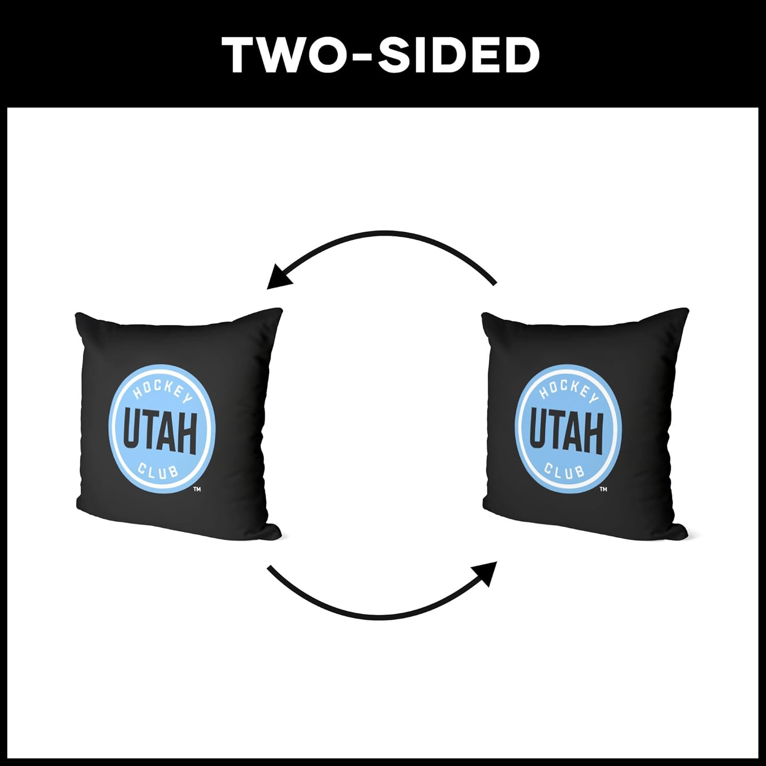 NORTHWEST NHL Utah Hockey Club, Circular, Throw Pillow, 18 x 18 Inches