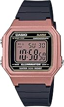 Casio Men's Digital Quartz Watch with Resin Strap W-217HM, Black, Sporty