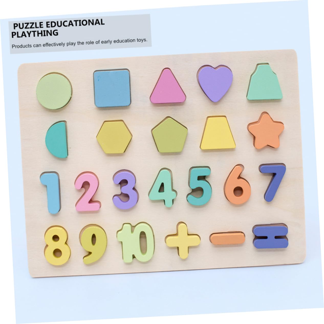 Puzzle Educativo Lettere Alfabeto 4 Pezzi Legno Festa Scuola Decor