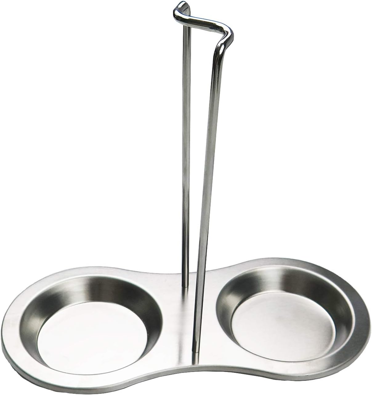 đŸ›’ Crazy Deals Cockgoo Spoon Rest for Stove Top, Kitchen Stainless Steel Vertical Holder for Ladle Spatulas Lid, Double Spoon Stand Rack Get Special Price Cockgoo Spoon Rest for Stove Top, Kitchen Stainless Steel Vertical Holder for Ladle Spatulas Lid, Double Spoon Stand Rack