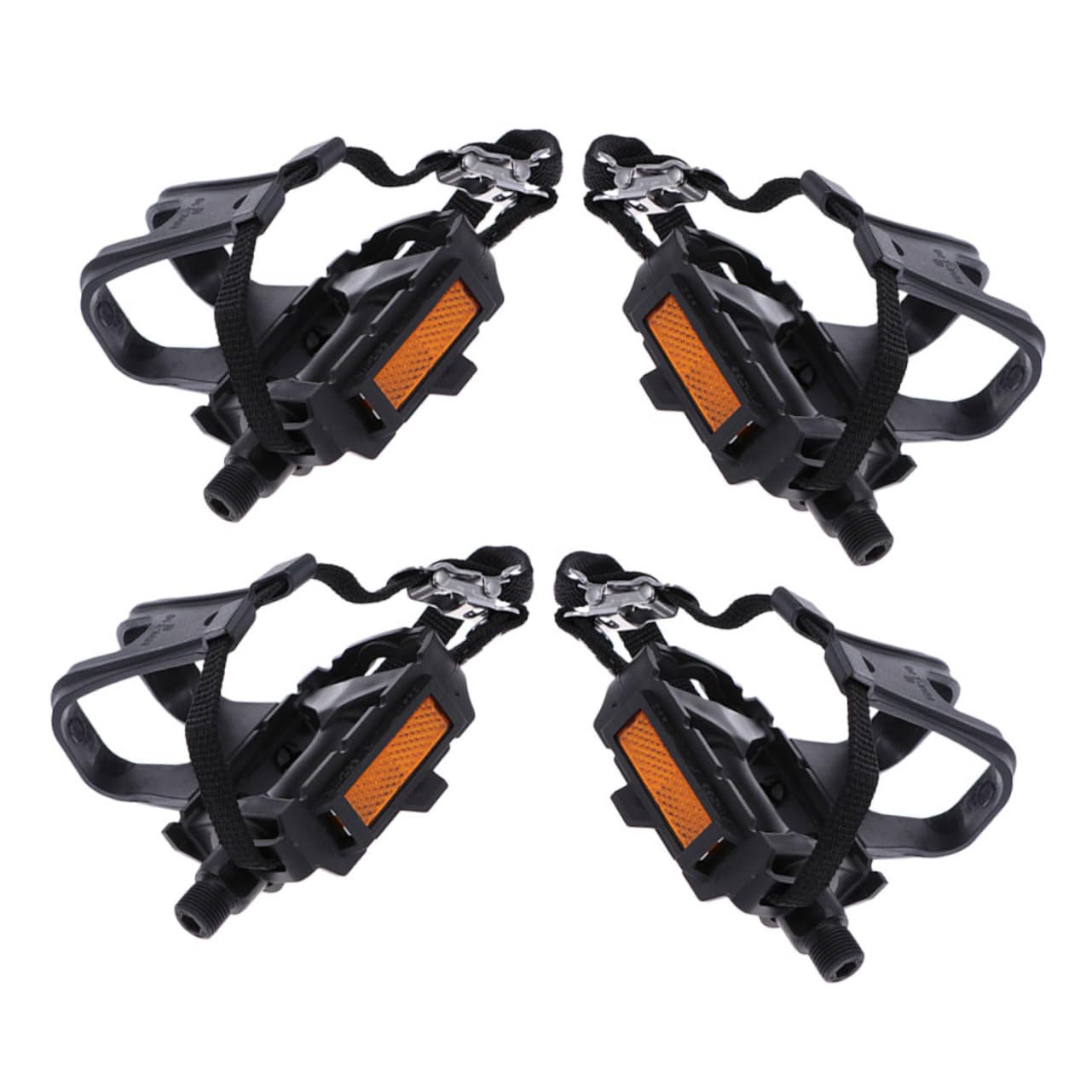 BESPORTBLE 2pares Correas para Pedales De Bicicleta Antideslizantes De Correas De Repuesto Ajustables para Ciclismo Al Aire y Bicicleta Estática