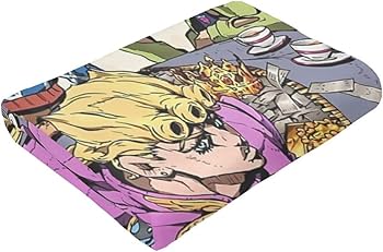 承太郎 爆発柄 大判ブランケット Amazon｜ジョジョの奇妙な冒険 毛布 ブランケット 大判 ひざ掛け 毛布