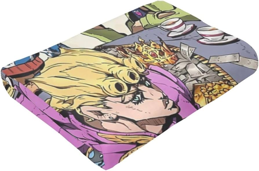 ジョジョの奇妙な冒険 フリンジ付きブランケット 120x150cm ジョジョの