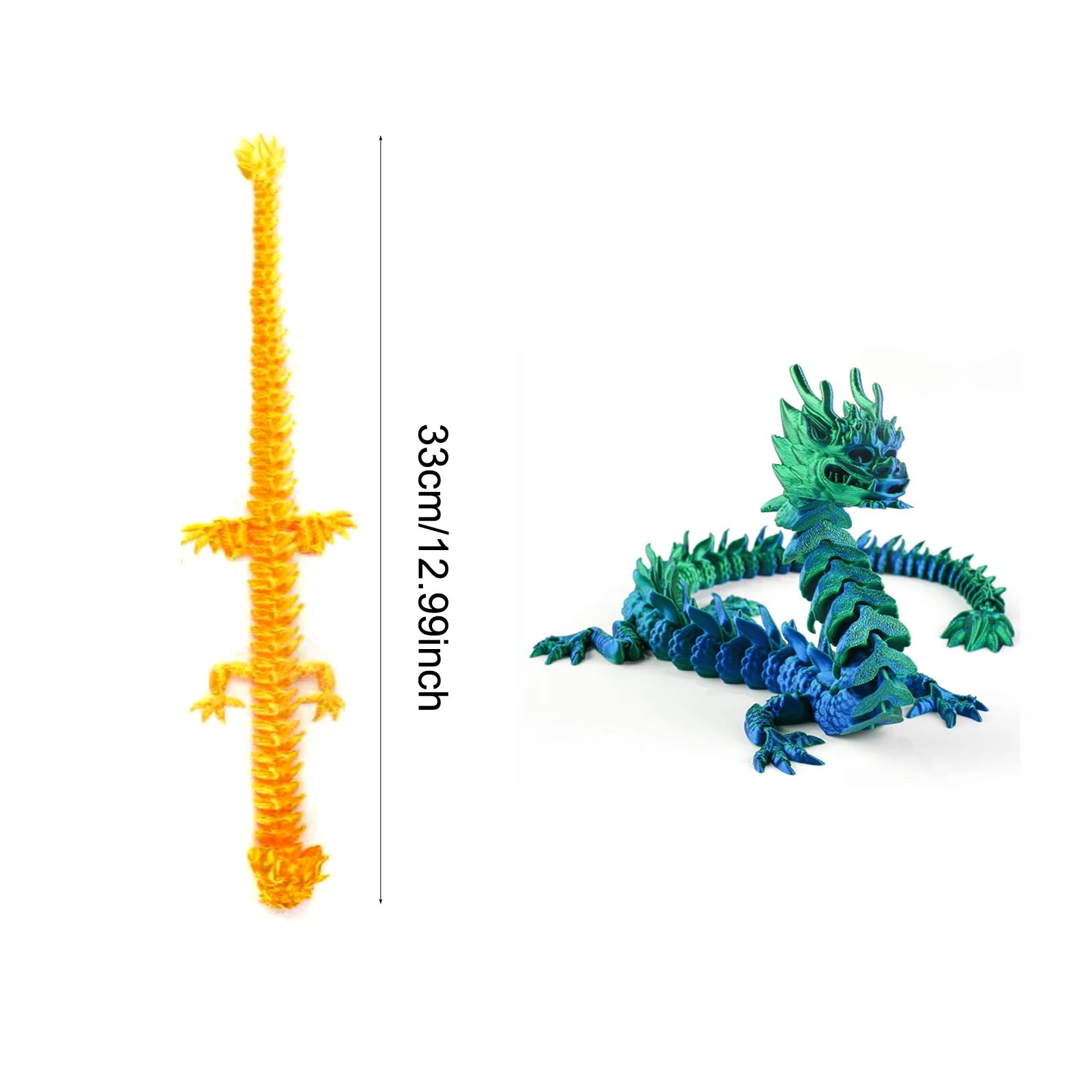 DRAGON D3 【美品】 大幅値下げ Amazon.com: Flavery 3D Printed Dragon - 12 inch Articulated