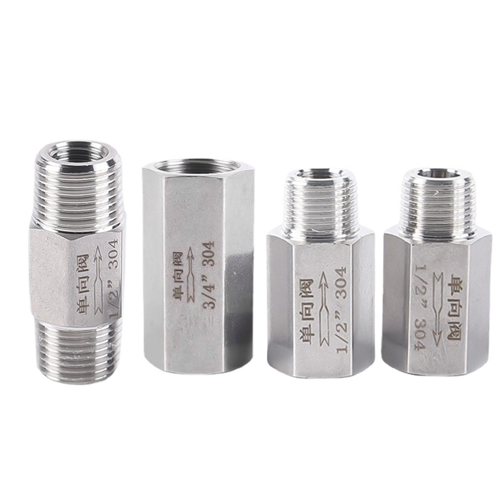 Clapet anti-retour 1 pouce mâle inox 304 stopper le reflux d'eau tuyau