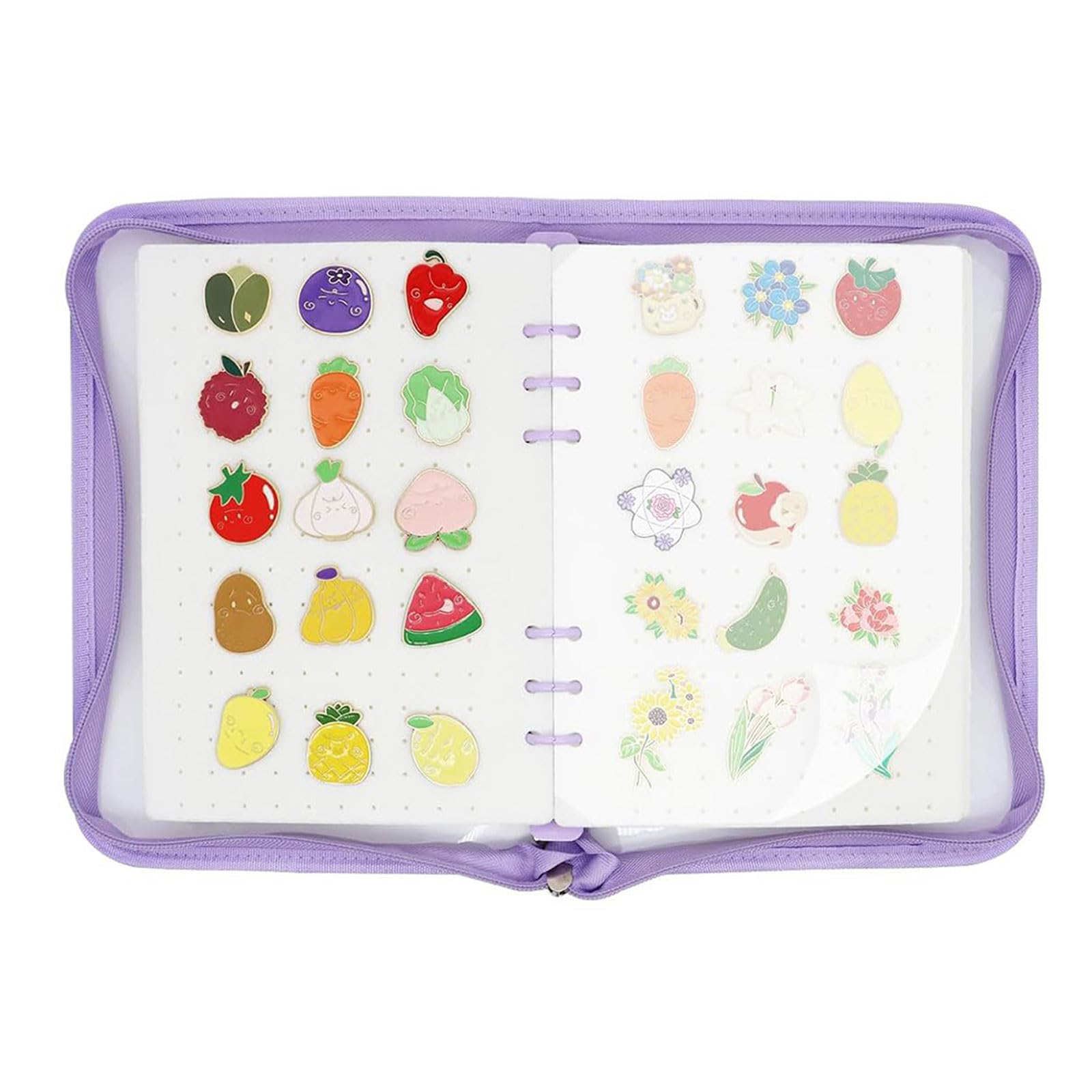 HDOYTXXM Premium Felt Storage Book Commemorative Badge Organizers for Collectible Pins Medals Badges Safekeeping and Display Felt Pin Collector Book