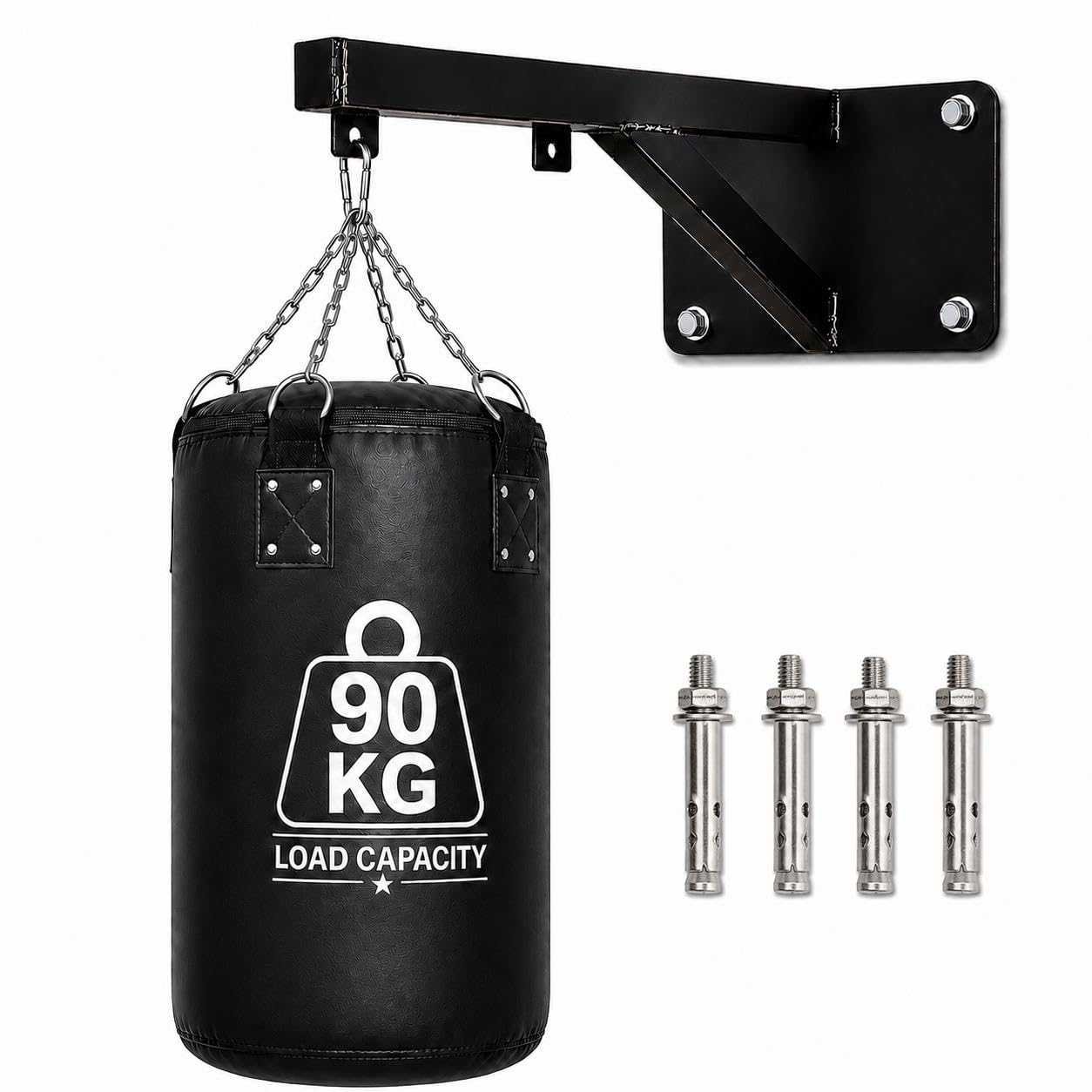 Axmon® Heavy Duty Wall Mount Swing Frame | Commercial Grade Iron | 90 Kg Capacity | 5-Year Warranty | Rust-Resistant Powder Coated | Strong Hook for Jhula, Hanging Chair, Punching Bag & Planters-image-17