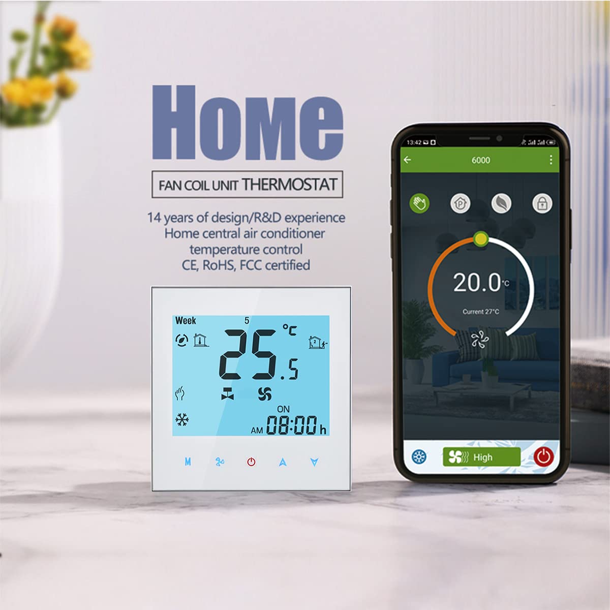 Ambientador Aire Acondicionado Smart Thermostat Smart Life APP