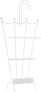 Suporte para Guarda-Chuva, Metaltru, Branco com Branco