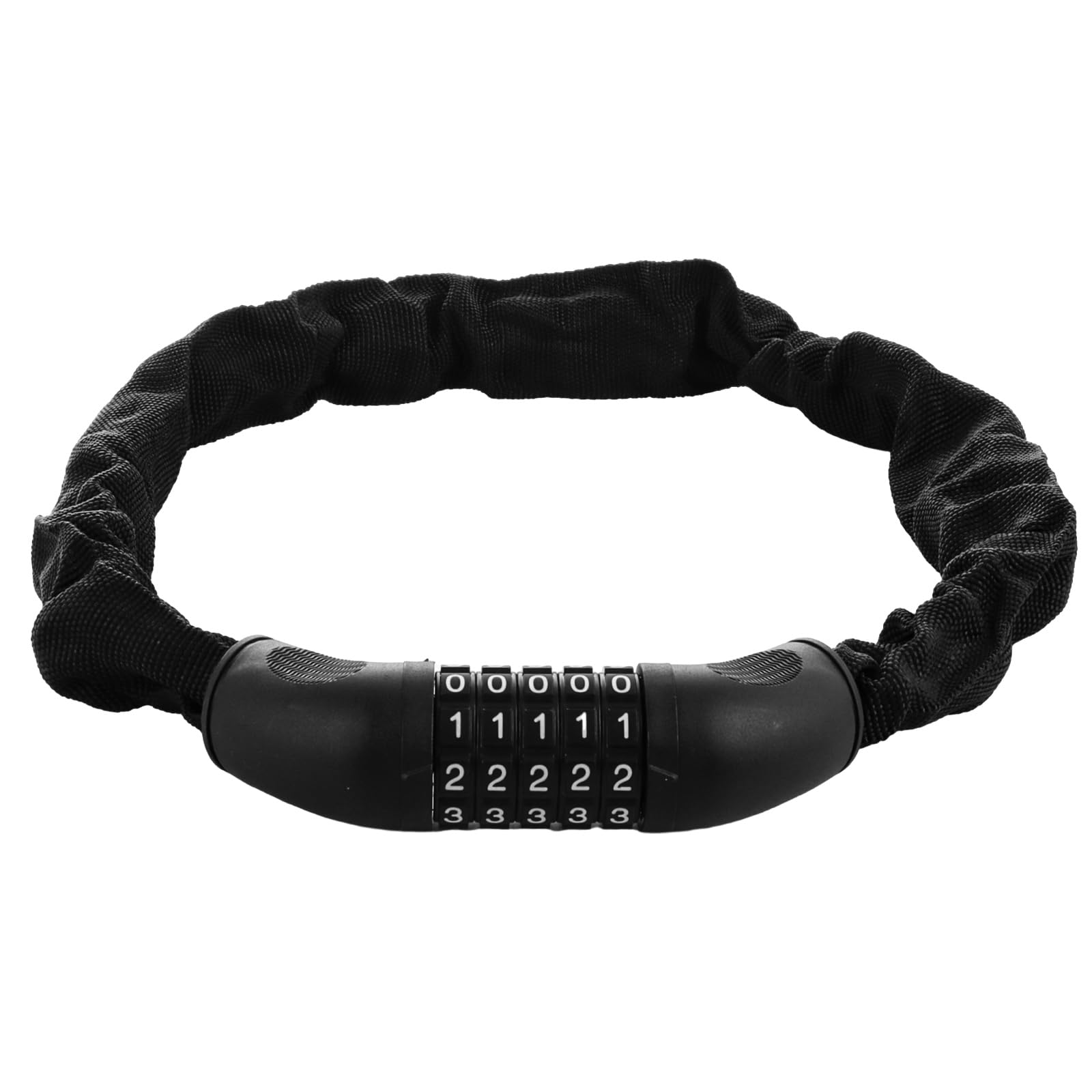 ASelected Bicycle Lock with 5-Digit 90 CM Combination Lock Bicycle Hardened Steel Chain Link Bicycles Accessories Bicycle Gifts E-Bike Scooter Scooter