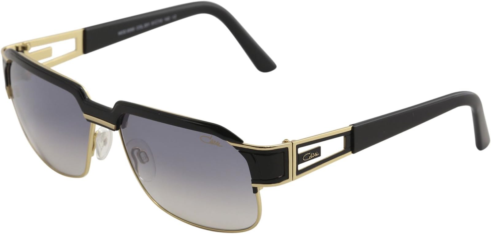 Cazal Legends Men's 9068 001SG Black/Gold Fashion Square Sunglasses 61mm