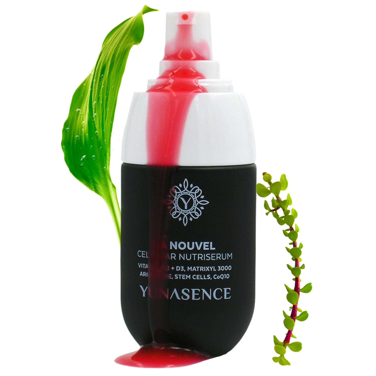 LA NOUVEL Cellular Nutri Serum with Vitamin B12+D3, Matrixyl 3000, Argireline, Stem Cells & CoQ10, 1oz Antiaging, firming, lifting.