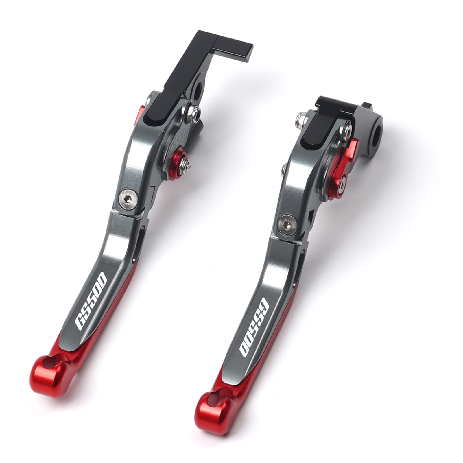 Leviers Frein & Embrayage Réglables Pour Suzuki GS500 (1989-2008) - Poignées Guidon Pliables Bleu