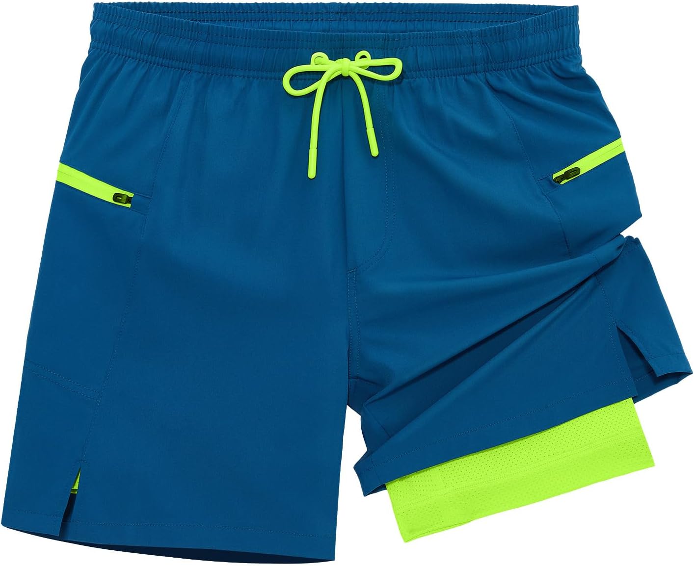 Men's Athletic Running Shorts with Liner Workout 7"/5"