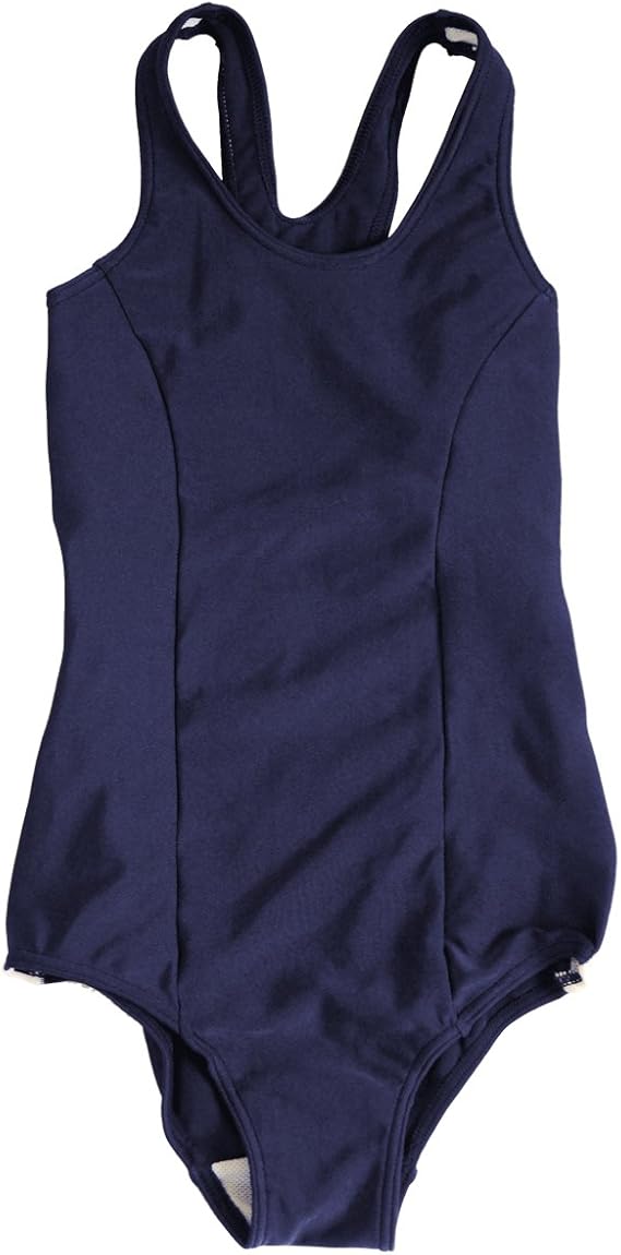 Amazon スクール水着 ワンピース水着 ゼッケン付き キッズ 女の子 女子 740 2510z 1 ネイビー 水着 通販